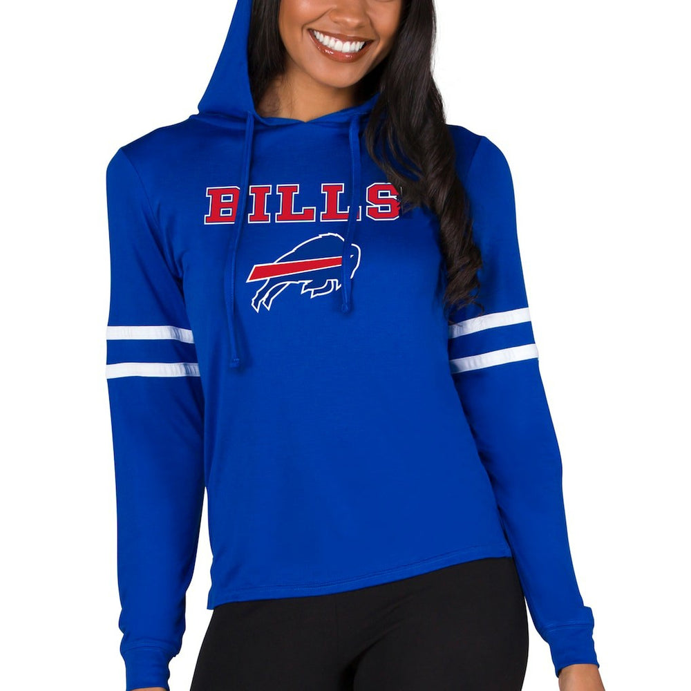 NFL Buffalo Bills Concepts Sport Women's Marathon Lightweight Lounge Pullover Hoodie