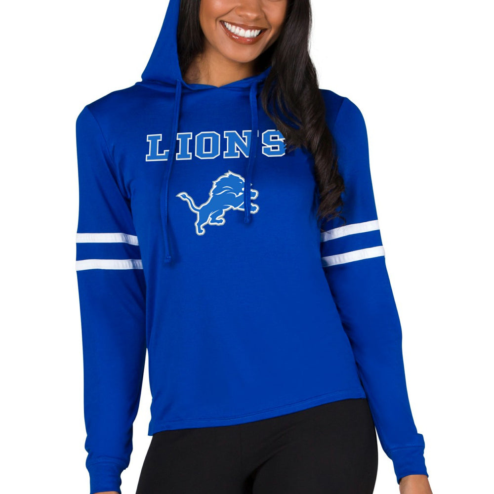 NFL Detroit Lions Concepts Sport Women's Marathon Lightweight Lounge Pullover Hoodie