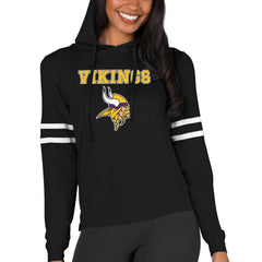 NFL Minnesota Vikings Concepts Sport Women's Marathon Lightweight Lounge Pullover Hoodie