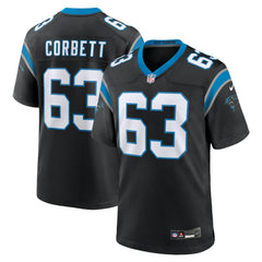 NFL Carolina Panthers Austin Corbett Team Game Jersey