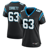NFL Carolina Panthers Austin Corbett Women's Team Game Jersey