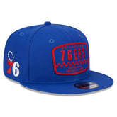 Philadelphia 76ers Rally Drive Finish Line Patch 9FIFTY Snapback Hat - Royal | New Era online