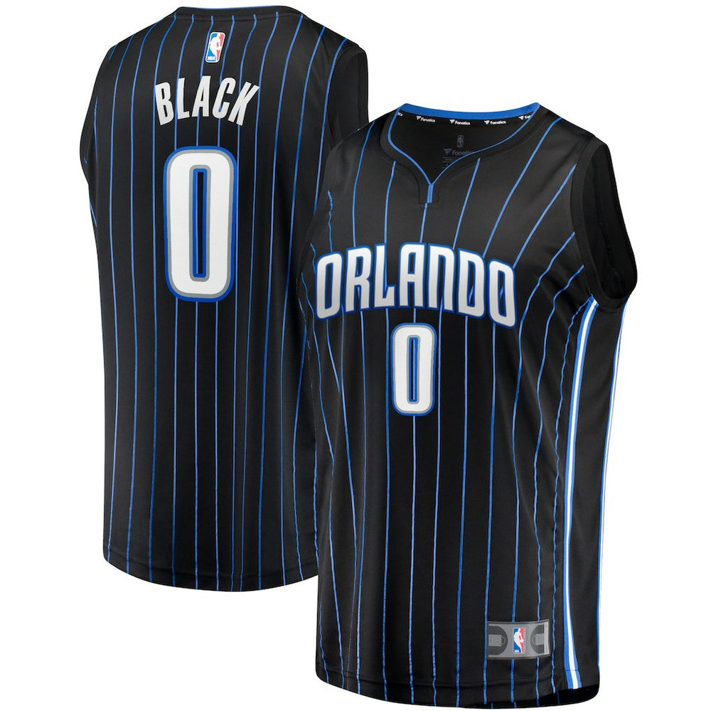 Anthony Black Orlando Magic Fast Break Replica Jersey - Icon Edition - Black | Fanatics for sale