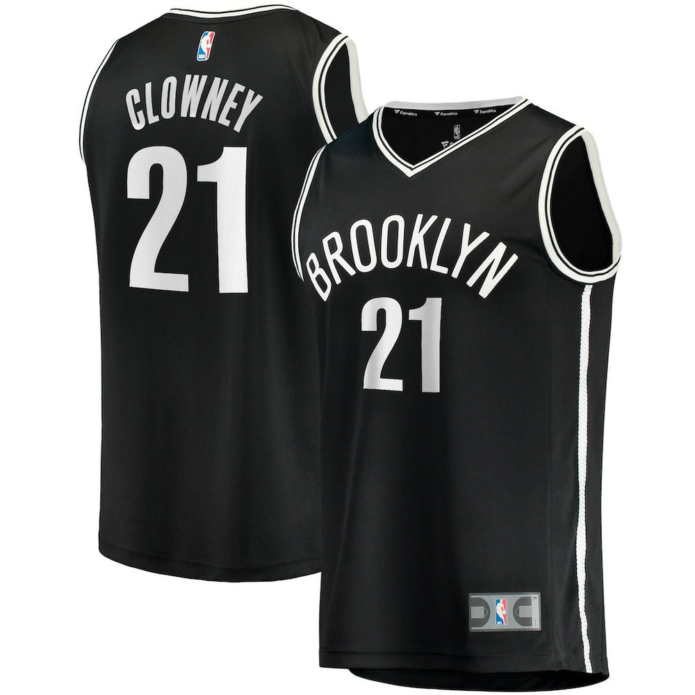 Noah Clowney Brooklyn Nets Fast Break Replica Jersey - Icon Edition - Black | Fanatics outlet