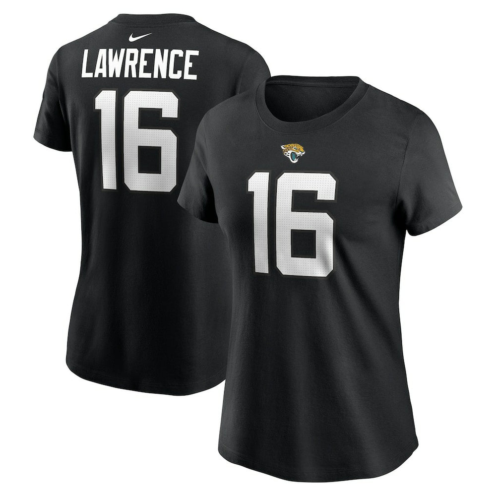NFL Jacksonville Jaguars Trevor Lawrence Women's Player Name & Number T-Shirt
