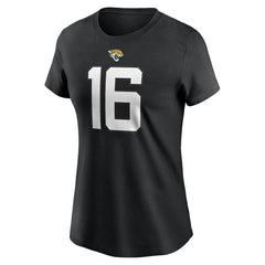 NFL Jacksonville Jaguars Trevor Lawrence Women's Player Name & Number T-Shirt