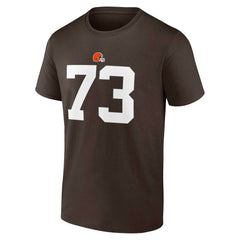 NFL Cleveland Browns Joe Thomas Retired Player Icon Name & Number T-Shirt