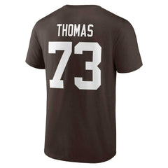 NFL Cleveland Browns Joe Thomas Retired Player Icon Name & Number T-Shirt