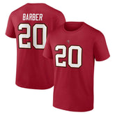 NFL Tampa Bay Buccaneers Ronde Barber Retired Player Icon Name & Number T-Shirt