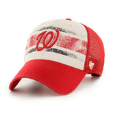 Washington Nationals Breakout MVP Trucker Adjustable Hat - Red | 47 brand