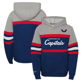 Washington Capitals Mitchell & Ness Youth Head Coach Pullover Hoodie