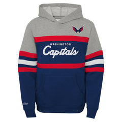 Washington Capitals Mitchell & Ness Youth Head Coach Pullover Hoodie