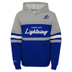 Tampa Bay Lightning Mitchell & Ness Youth Head Coach Pullover Hoodie