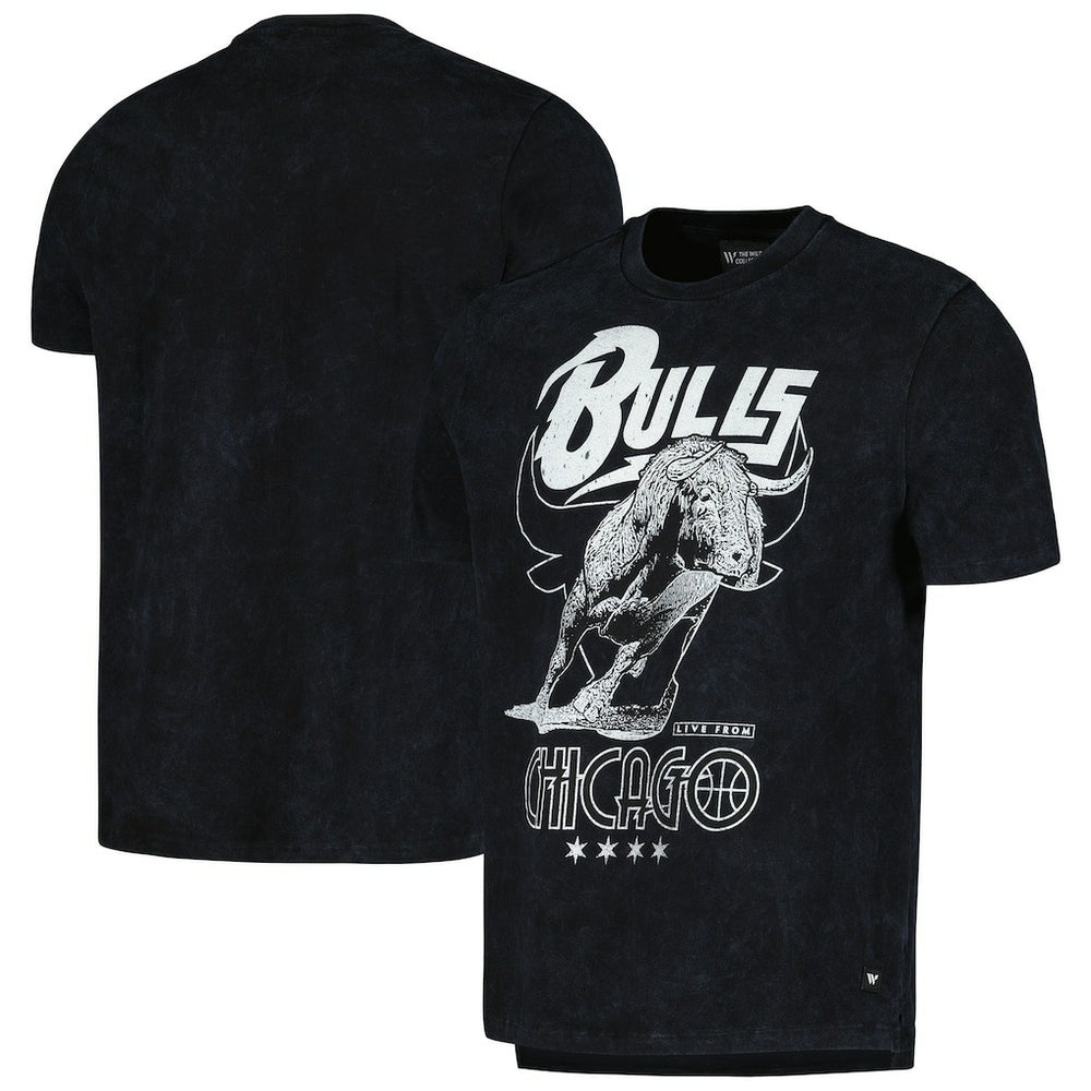 Chicago Bulls The Wild Collective Unisex Tour Band T-Shirt sale - Black discount