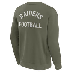 NFL Las Vegas Raiders Unisex Elements Super Soft Pullover Sweatshirt