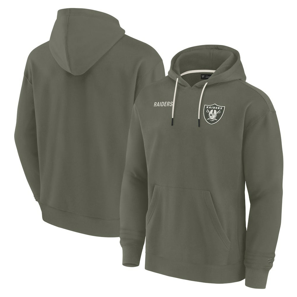 NFL Las Vegas Raiders Unisex Elements Super Soft Fleece Pullover Hoodie