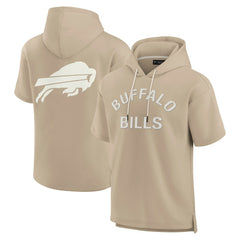 NFL Buffalo Bills Unisex Elements Super Soft Fleece Short Sleeve Pullover Hoodie