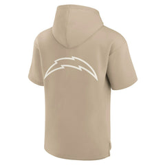 NFL Los Angeles Chargers Unisex Elements Super Soft Fleece Short Sleeve Pullover Hoodie
