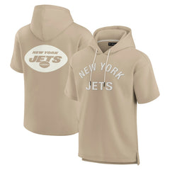 NFL New York Jets Unisex Elements Super Soft Fleece Short Sleeve Pullover Hoodie