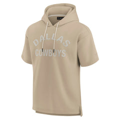NFL Dallas Cowboys Unisex Elements Super Soft Fleece Short Sleeve Pullover Hoodie