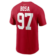 NFL San Francisco 49ers Nick Bosa Player Name & Number T-Shirt