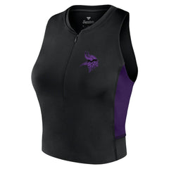 NFL Minnesota Vikings Women's Studio Fitted Gym Tank Top