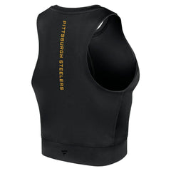 NFL Pittsburgh Steelers Women's Studio Fitted Gym Tank Top
