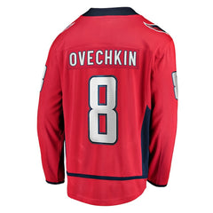 Alexander Ovechkin Washington Capitals Fanatics Captain Patch Home Breakaway Jersey