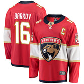 Aleksander Barkov Florida Panthers Fanatics Captain Patch Home Breakaway Jersey