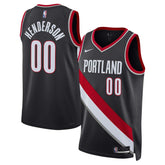 Scoot Henderson Portland Trail Blazers Unisex 2023 NBA Draft Swingman Jersey - Icon Edition - Black | Nike outlet