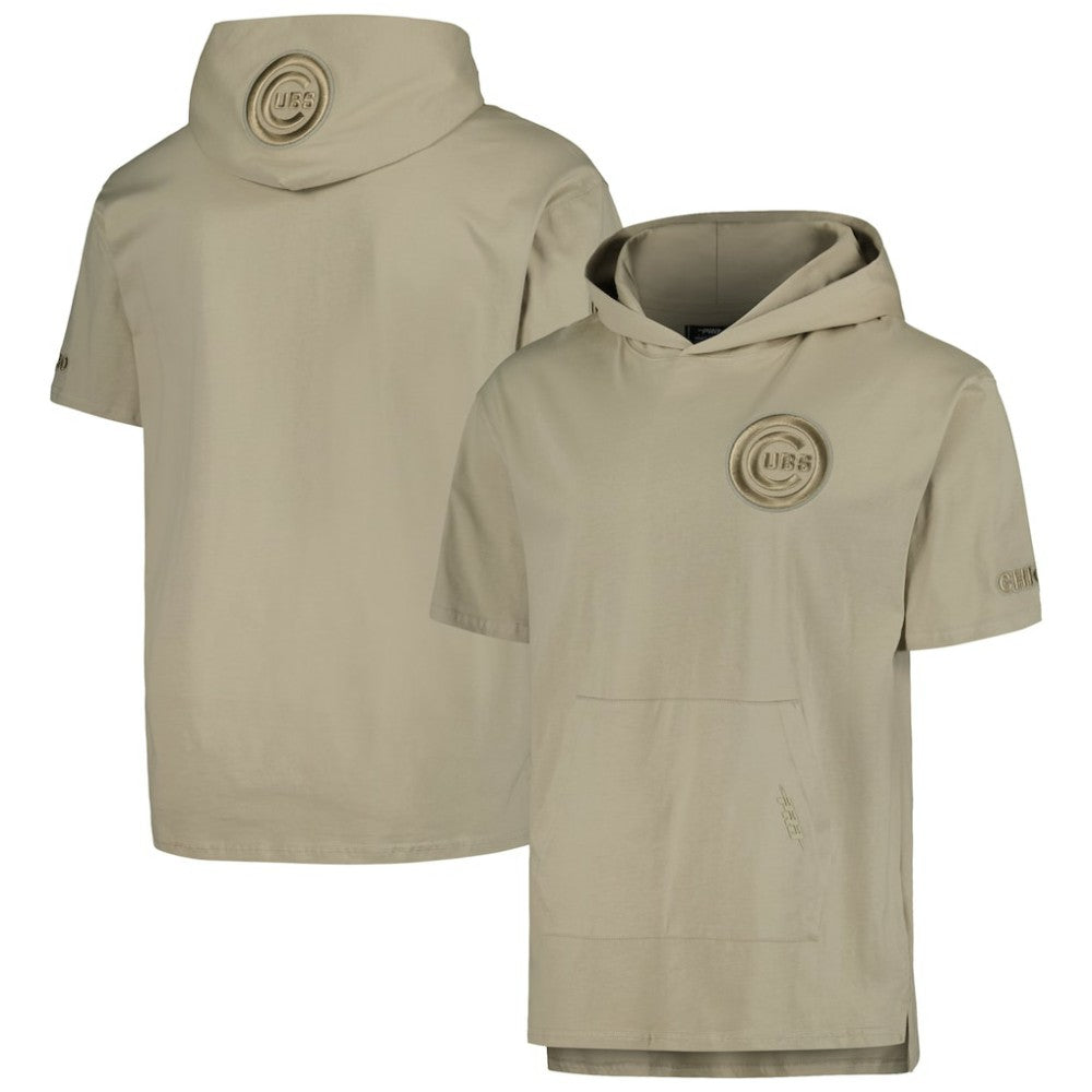 Chicago Cubs Pro Standard Neutral Hoodie T-Shirt - Khaki