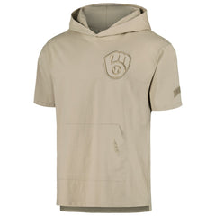 Milwaukee Brewers Pro Standard Neutral Hoodie T-Shirt - Tan