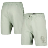 Colorado Rockies Pro Standard Neutral Fleece Shorts - Light Green
