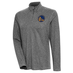 Golden State Warriors Antigua Women's Confront Quarter-Zip Pullover Top sale - Heather Black for sale