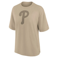 Philadelphia Phillies Women's Oversized Elements T-Shirt - Khaki