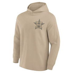 Houston Astros Elements Lightweight Fleece Hoodie - Khaki