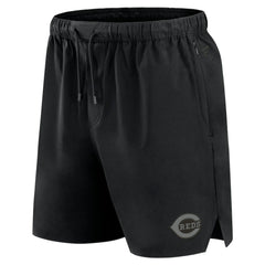 Cincinnati Reds Front Office Micro Tonal Shorts - Black