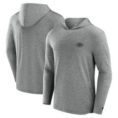 Cincinnati Reds Front Office Tech Lightweight Hoodie T-Shirt - Black
