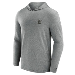 Detroit Tigers Front Office Tech Lightweight Hoodie T-Shirt - Black