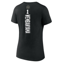 Victor Wembanyama San Antonio Spurs Women's Playmaker Name & Number V-Neck T-Shirt - Black for sale
