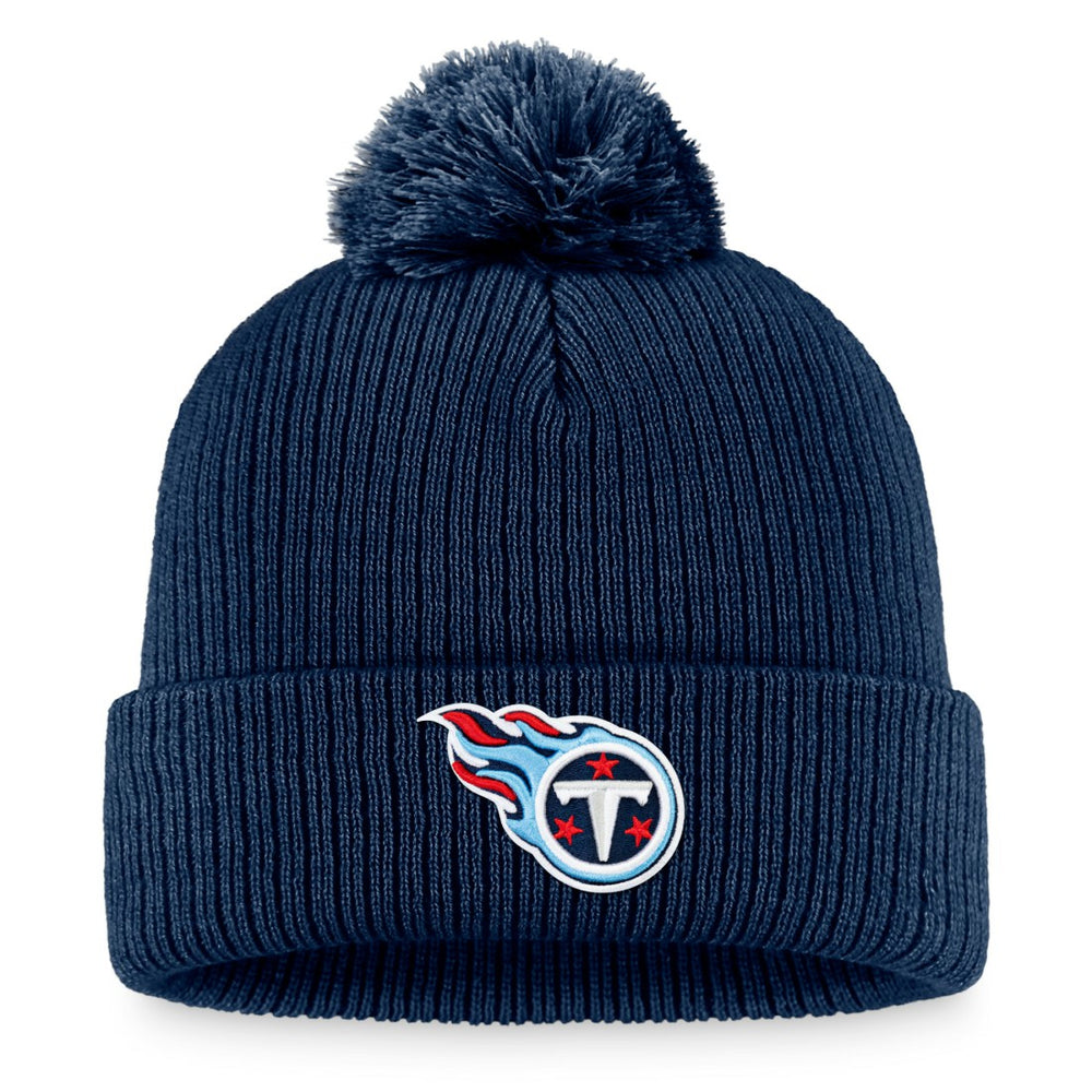 NFL Tennessee Titans Women's Cuffed Knit Hat with Pom