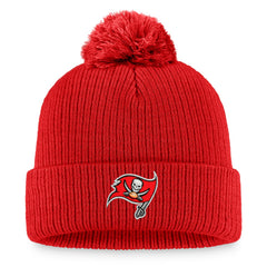 NFL Tampa Bay Buccaneers Women's Logo Cuffed Knit Hat with Pom