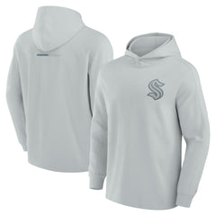Seattle Kraken Fanatics Elements Lightweight Tri-Blend Fleece Hoodie