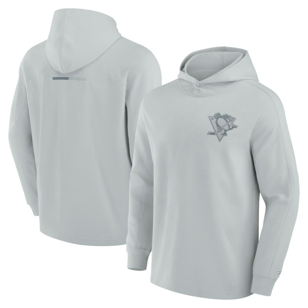 Pittsburgh Penguins Fanatics Elements Lightweight Tri-Blend Fleece Hoodie