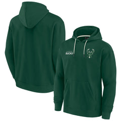 Milwaukee Bucks Unisex Elements Super Soft Fleece Pullover Hoodie - Hunter Green | Fanatics for sale