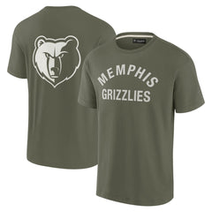 Memphis Grizzlies Unisex Elements Super Soft Short Sleeve T-Shirt - Olive | Fanatics online