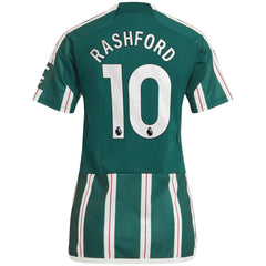 Marcus Rashford Manchester United Women's 2023/24 Away Replica Player Jersey / Soccer Discount
