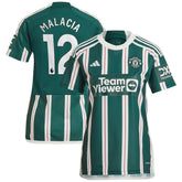 Tyrell Malacia Manchester United Women's 2023/24 Away Replica Player Jersey / Soccer Outlet