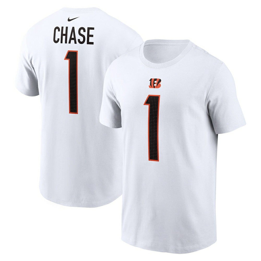 NFL Cincinnati Bengals Ja'Marr Chase Player Name & Number T-Shirt