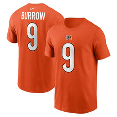 NFL Cincinnati Bengals Joe Burrow Player Name & Number T-Shirt
